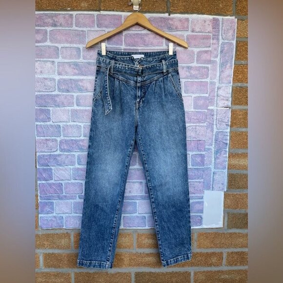 JONATHAN SIMKHAI STANDARD Theo Belted Pleated Straight size 27 - Picture 4 of 16